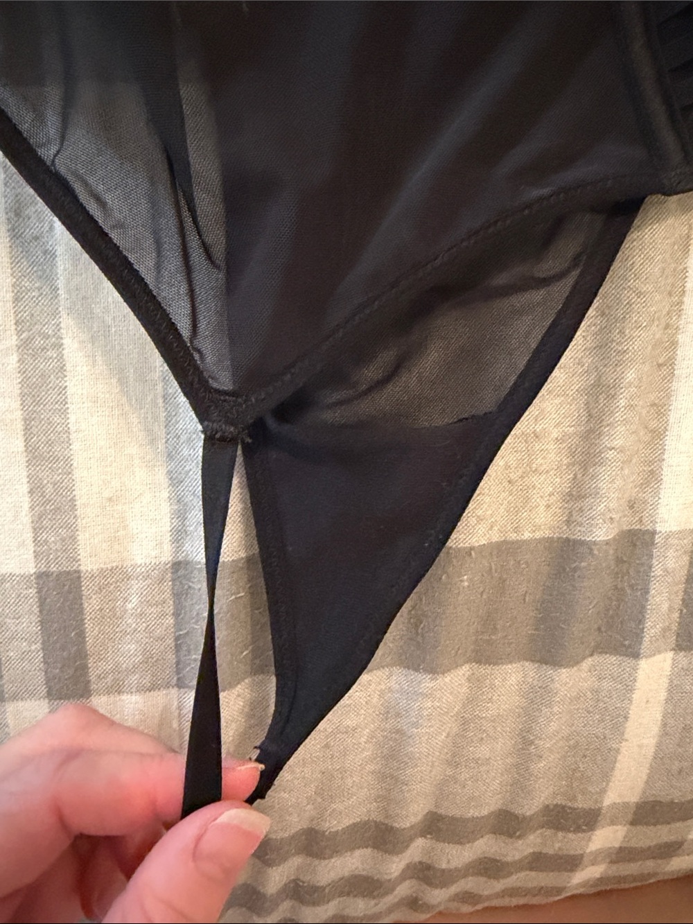VS high waist thing black mesh - Picture 3 of 4